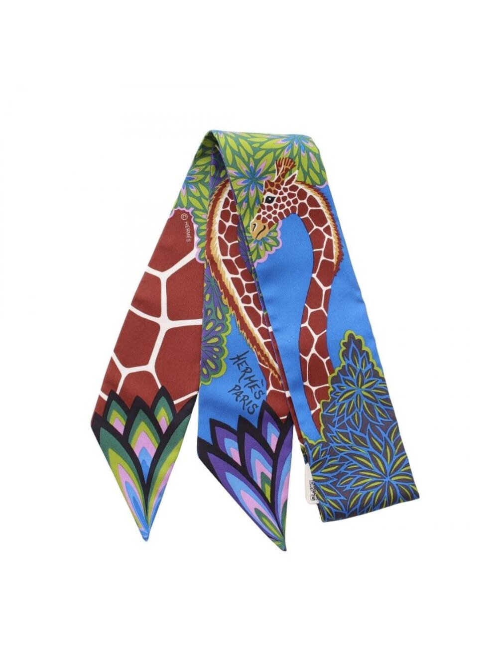 Hermes Scarf Twilly the Three Graces Silk